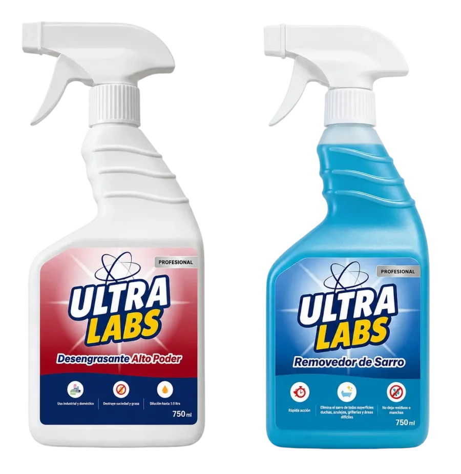 Pack Ultra Labs Desengrasante Y Removedor De Sarro 750 Ml
