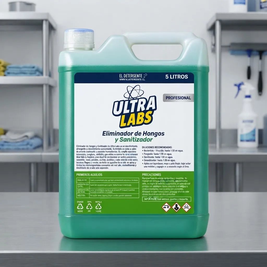 Sanitizador Y Eliminador De Hongos Ultralabs Bidón 5lt - Imagen 3