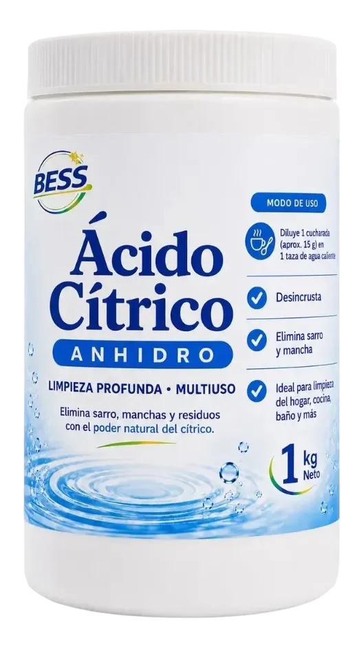 Ácido Cítrico Removedor De Sarro En Polvo 1kg