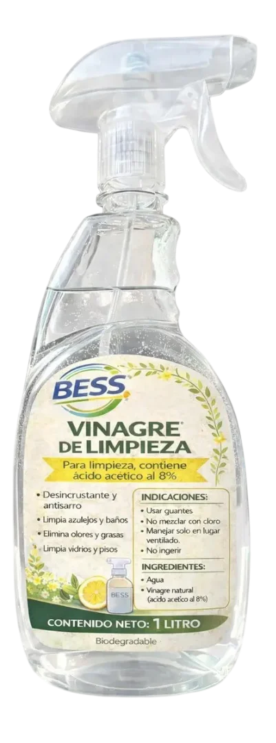 Vinagre De Limpieza 1 Litro 8% Ácido Acético